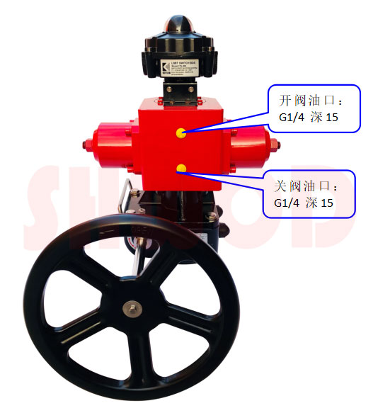 液動執(zhí)行器液壓接口圖